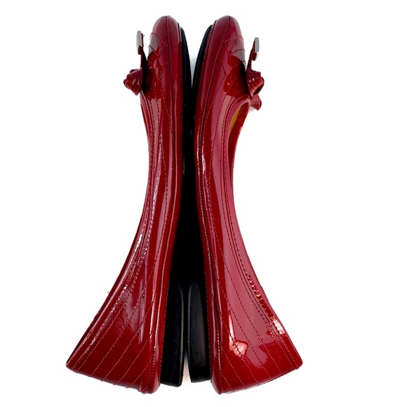 Michelle D Ballet Flats Patent Leather Slip On - Picture 6 of 10